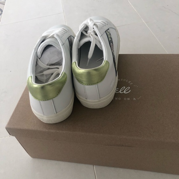 Madewell Sneakers Snake-Embossed  Metallic Leather - Picture 5 of 8